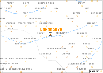 map of La Hardoye