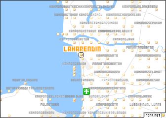 map of Lahar Endin