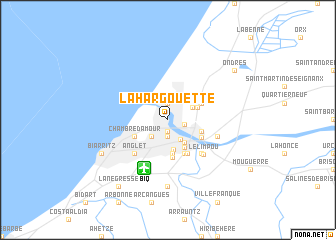 map of La Hargouette