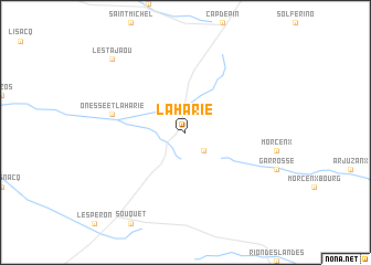 map of Laharie