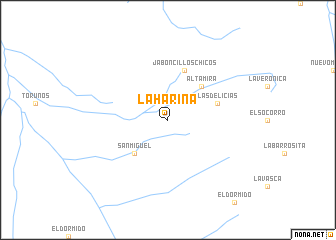 map of La Harina