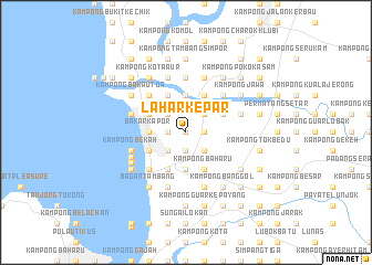 map of Lahar Kepar