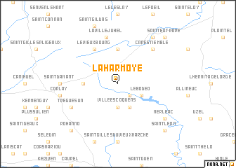 map of La Harmoye