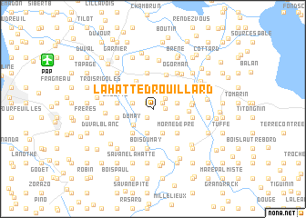 map of La Hatte Drouillard