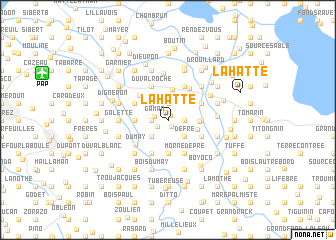 map of La Hatte