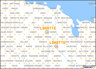 map of La Hatte