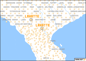 map of La Hatte