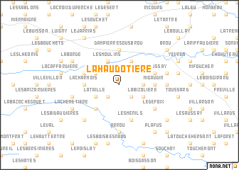 map of La Haudotière