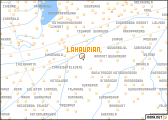 map of Lahauriān