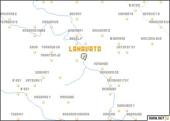 map of Lahavato