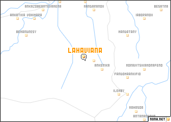 map of Lahaviana