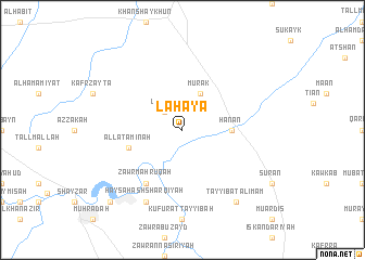 map of Laḩāyā