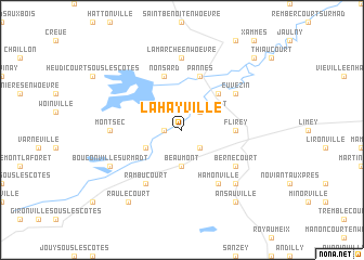 map of Lahayville