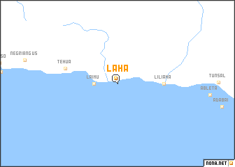 map of Laha