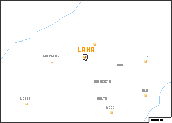 map of Laha