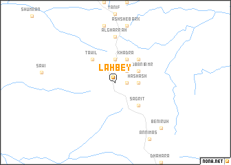 map of Lahbey