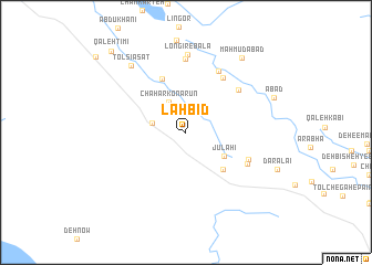 map of Lahbīd