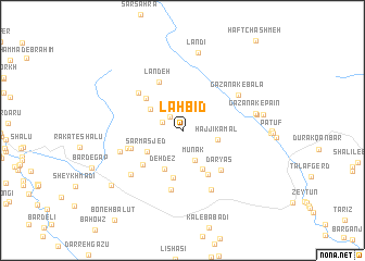 map of Lah Bīd