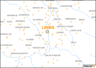 map of Lah Bīd