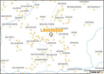 map of Lahdadoua