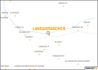 map of La Hedionda Chica