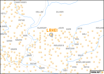 map of Lahei