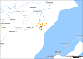 map of Lahela