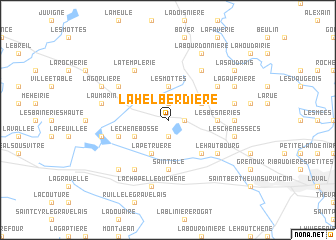 map of La Helberdière