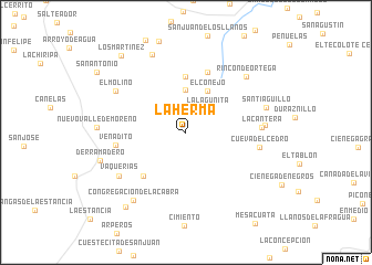 map of La Herma
