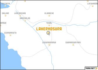 map of La Hermosura