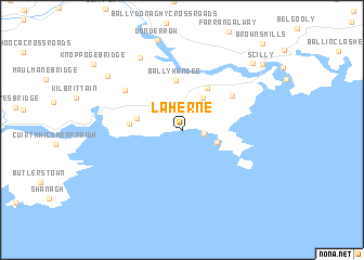 map of Laherne