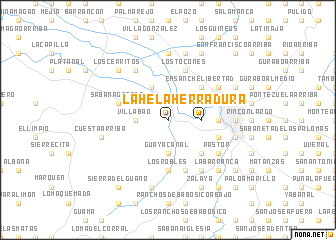 map of La Herradura