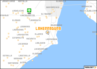 map of La Herradura