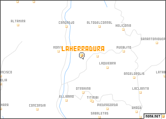 map of La Herradura