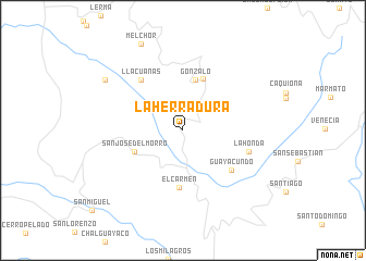 map of La Herradura