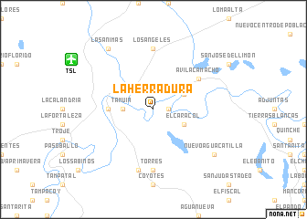 map of La Herradura