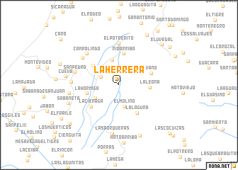 map of La Herrera