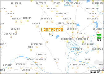 map of La Herrera