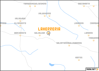 map of La Herrería