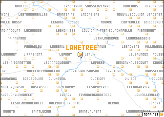 map of La Hêtrée