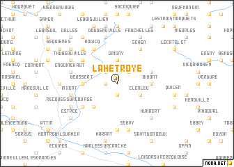 map of La Hétroye