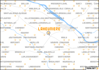 map of La Heunière