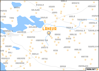 map of Laheva