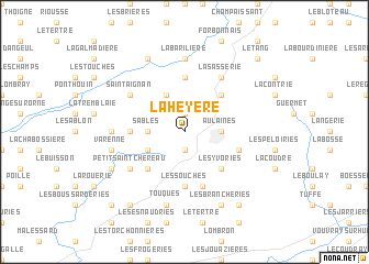 map of La Heyère