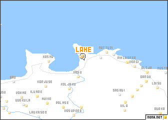 map of Lahe