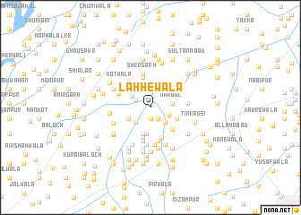 map of Lahhewāla