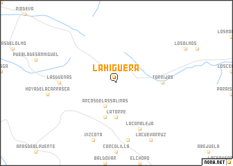 map of La Higuera