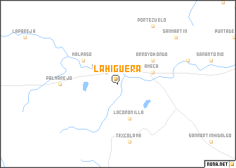 map of La Higuera