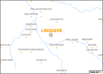 map of La Higuera