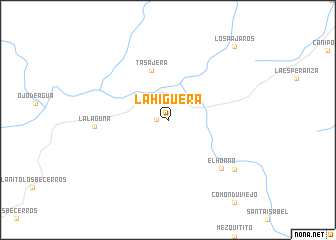 map of La Higuera